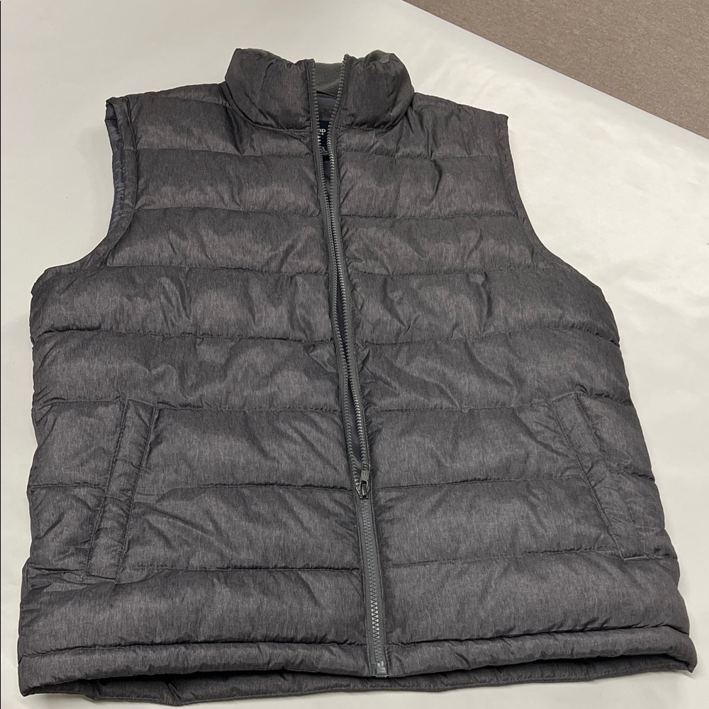 NWOT Mens Sz M Warmest Vest Puffer Jacket NWT GAP Medium Heather Gray - 787668